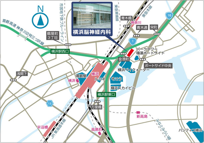 横浜医院マップ