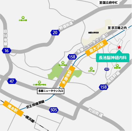 八王子医院マップ